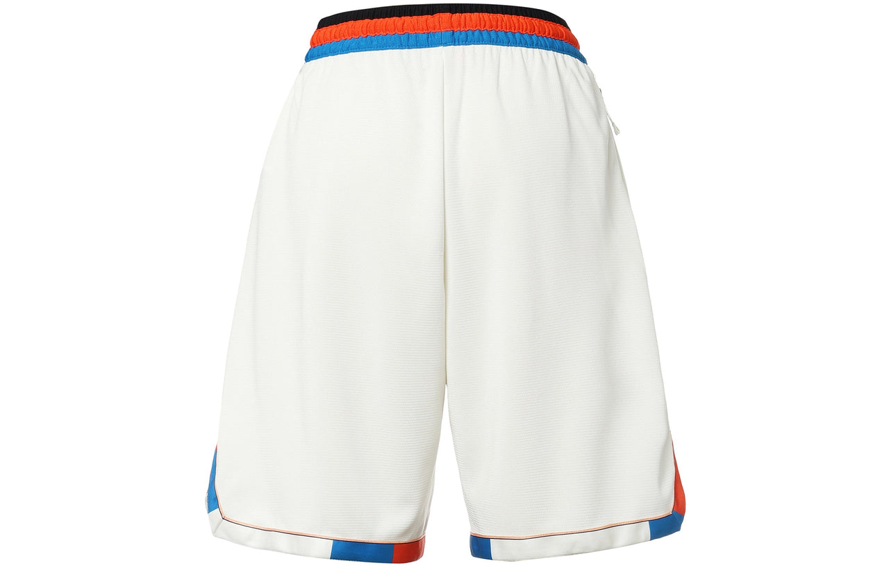 Men's Nike Color Block Lacing Sports Shorts White DA5845-133