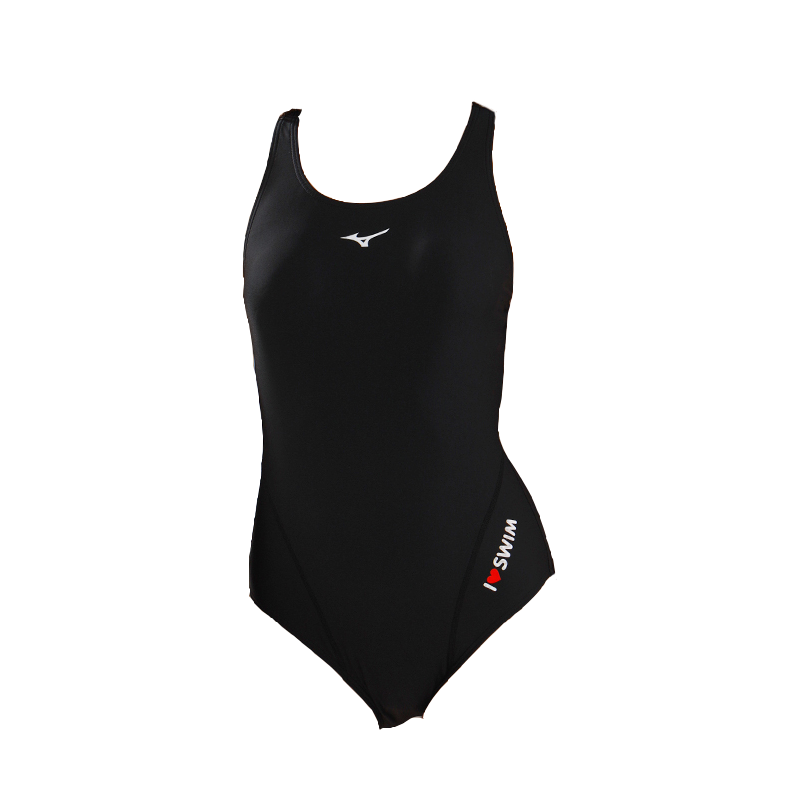 (WMNS) Mizuno Nylon One Piece Swimsuit 'Black' N2CA1352