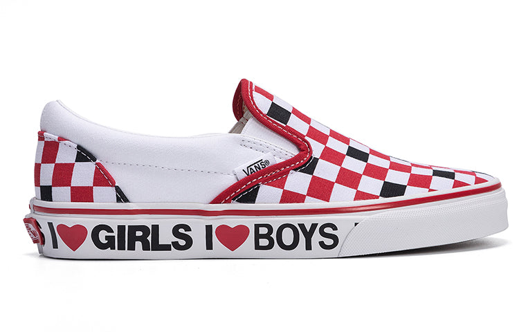 Vans Slip-On I Heart 'White Red' VN0A4U38WKU