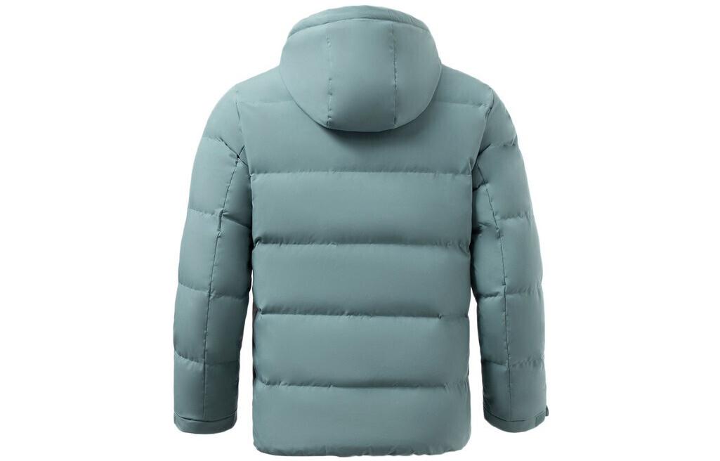 Li-Ning Logo Print Warm Down Jacket 'Blue' AYMR017-6