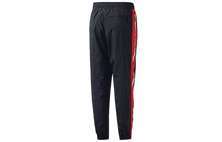 Men's Nike Contrasting Colors Side Stripe Basketball Sports Pants/Trousers/Joggers Black AV9759-013