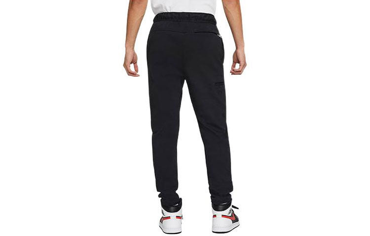 Air Jordan Drawstring Lacing Sweatpants 'Black' DJ0882-010