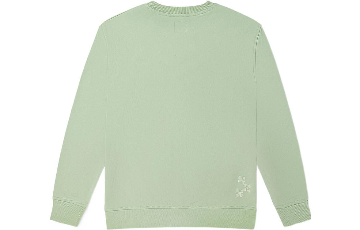 (WMNS) Vans Logo Off The Wall Floral Long Sleeve T-Shirt 'Green' VN0A7Q1JYSJ