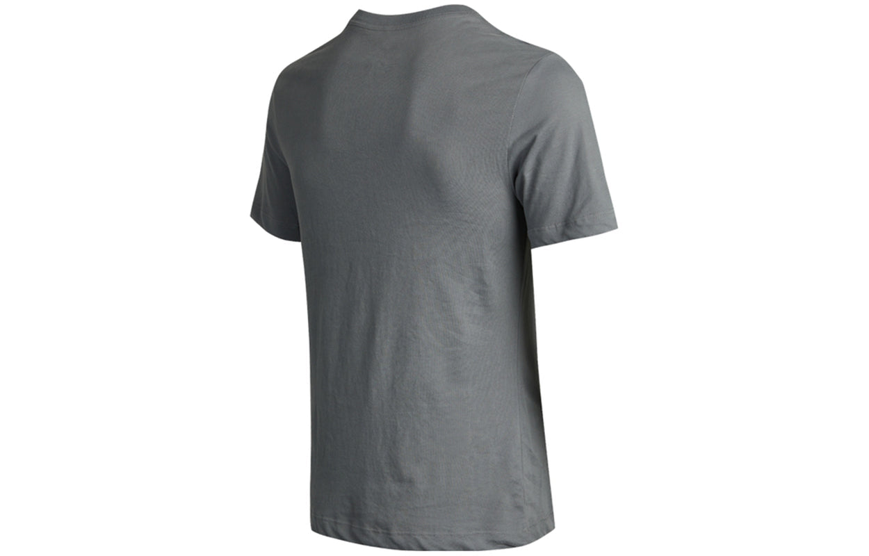 Nike Pattern Printing Breathable Sports Short Sleeve Gray Dark gray CZ9804-084