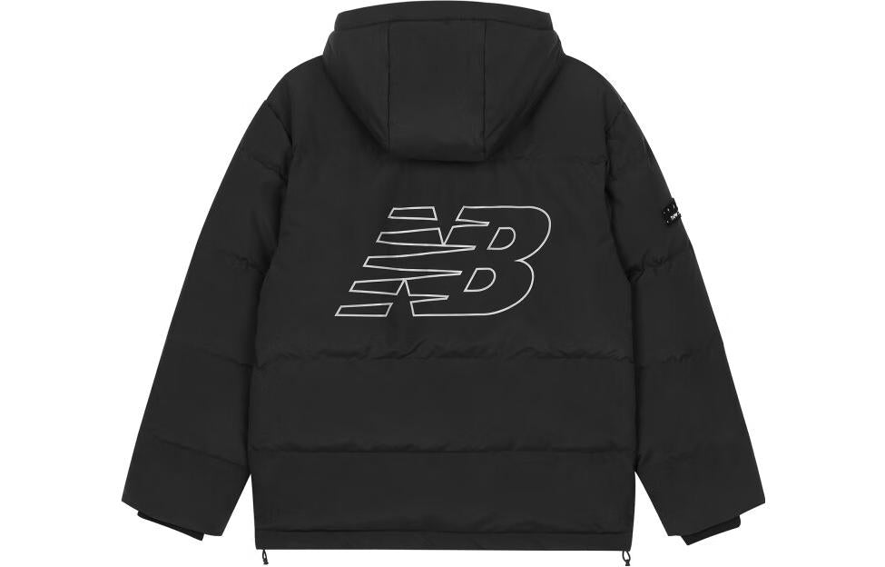 New Balance NB Logo Winter Down Jacket 'Black' AMJ33339-BK