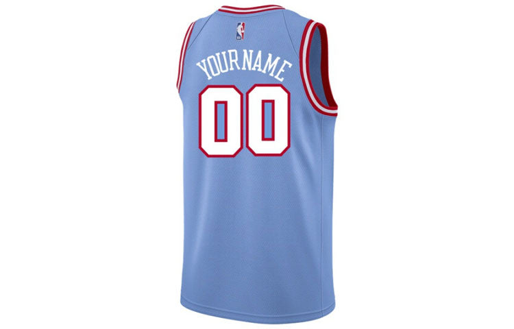 Nike Sports Basketball Jersey Vest CE City Version Chicago Bulls Blue AV4629-448