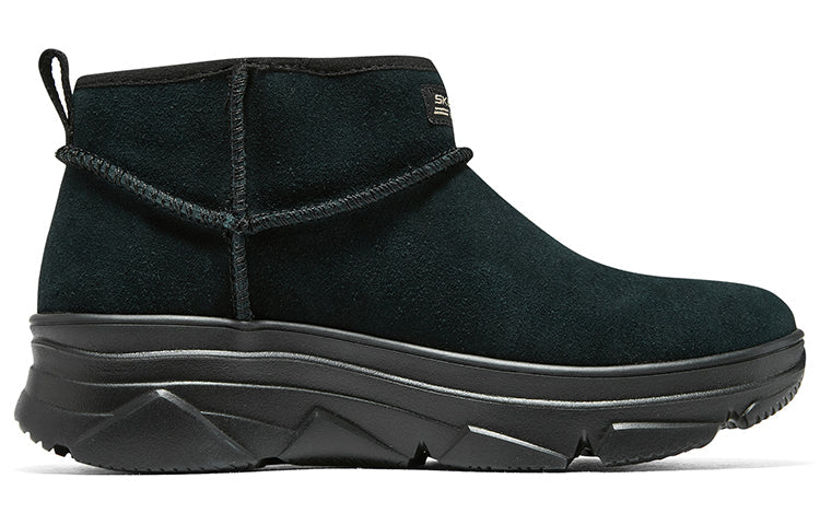(WMNS) Skechers Bobs Boots 'Black' 117312-BBK