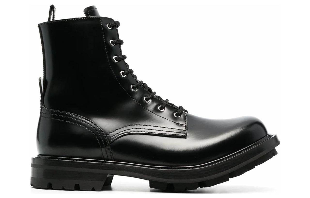 Alexander McQueen Worker Boot 'Black' 651621WHZ801000