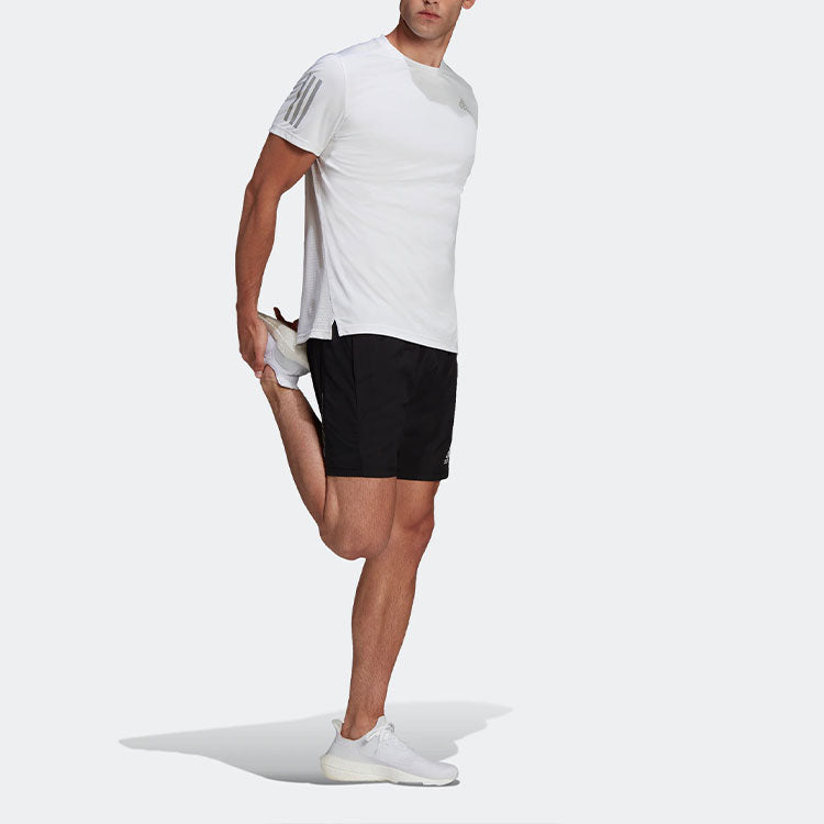 adidas Tennis Training Sports Breathable Quick Dry Casual Short Sleeve White HB7444