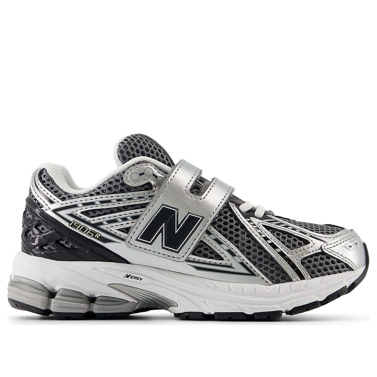 (PS) New Balance 1906 Hook & Loop Wide 'Silver Black' PV1906CG