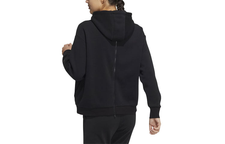 (WMNS) adidas x Transformers Crossover Sports Hoodie Black HM7459