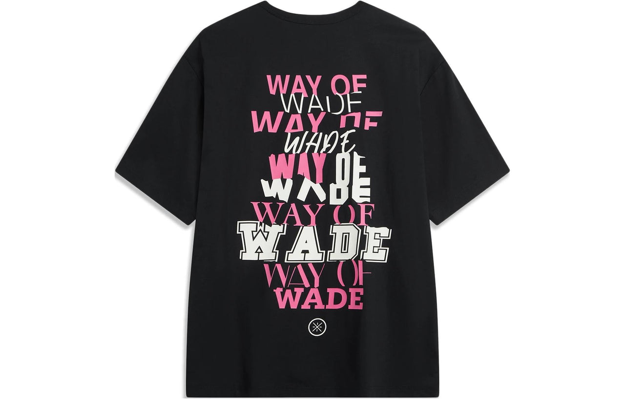 Li-Ning Way Of Wade Graphic T-shirt 'Black' AHSU361-6