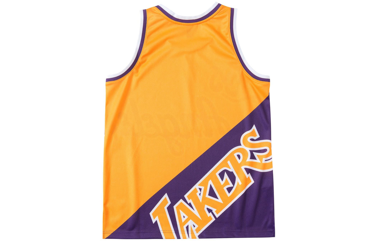 Mitchell & Ness NBA Big Face Fashion Tank 5.0 Los Angeles Lakers TMTK4350-LALYYPPPYELL