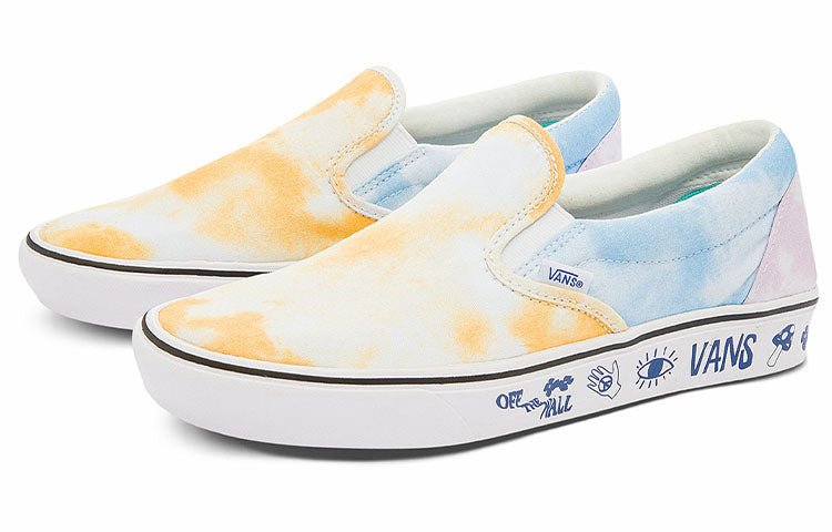 Vans Pastel Tie Dye Comfycush Slip-On 'White Blue' VN0A7TNMB1Y