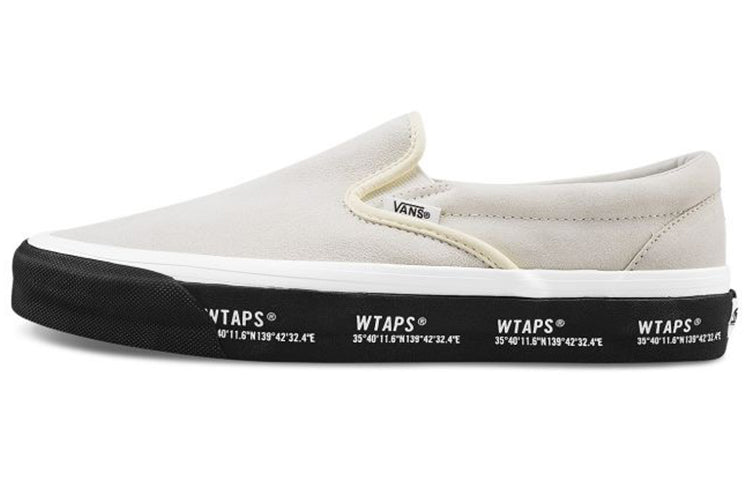 Vans WTAPS x Og Classic Slip-On Lx 'Grey Black' VN0A45JK20F