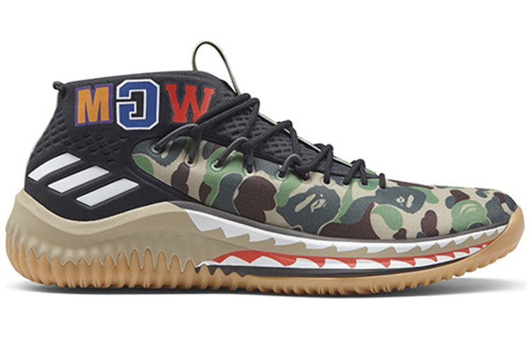 adidas x A Bathing Ape Dame 4 'Green Camo' AP9974