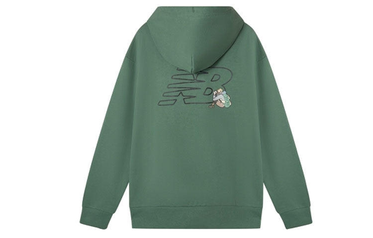 New Balance x JHI Logo Printed Hoodie 'Green' NCA89033-GRN