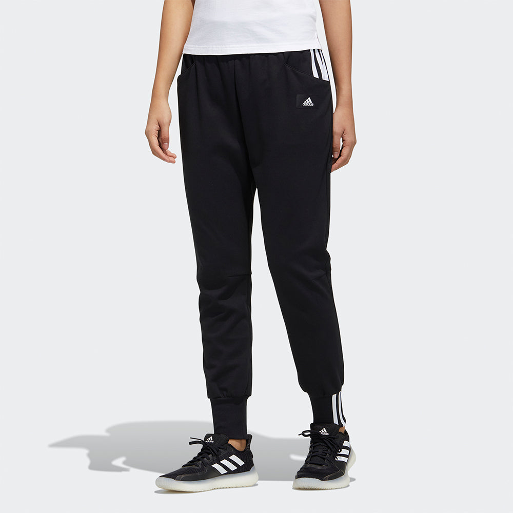 (WMNS) adidas Stripe Bundle Feet Sports Pants/Trousers/Joggers Black GP0697
