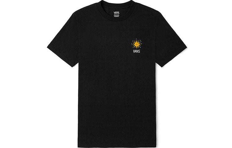 (WMNS) Vans Mooncasket Graphic T-shirt 'Black' VN0A5H4SBLK