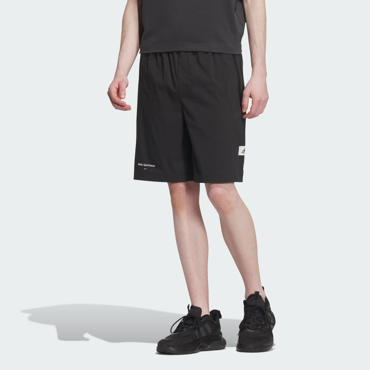adidas Sportswear Lounge 1/2 Shorts 'Black' IP4956