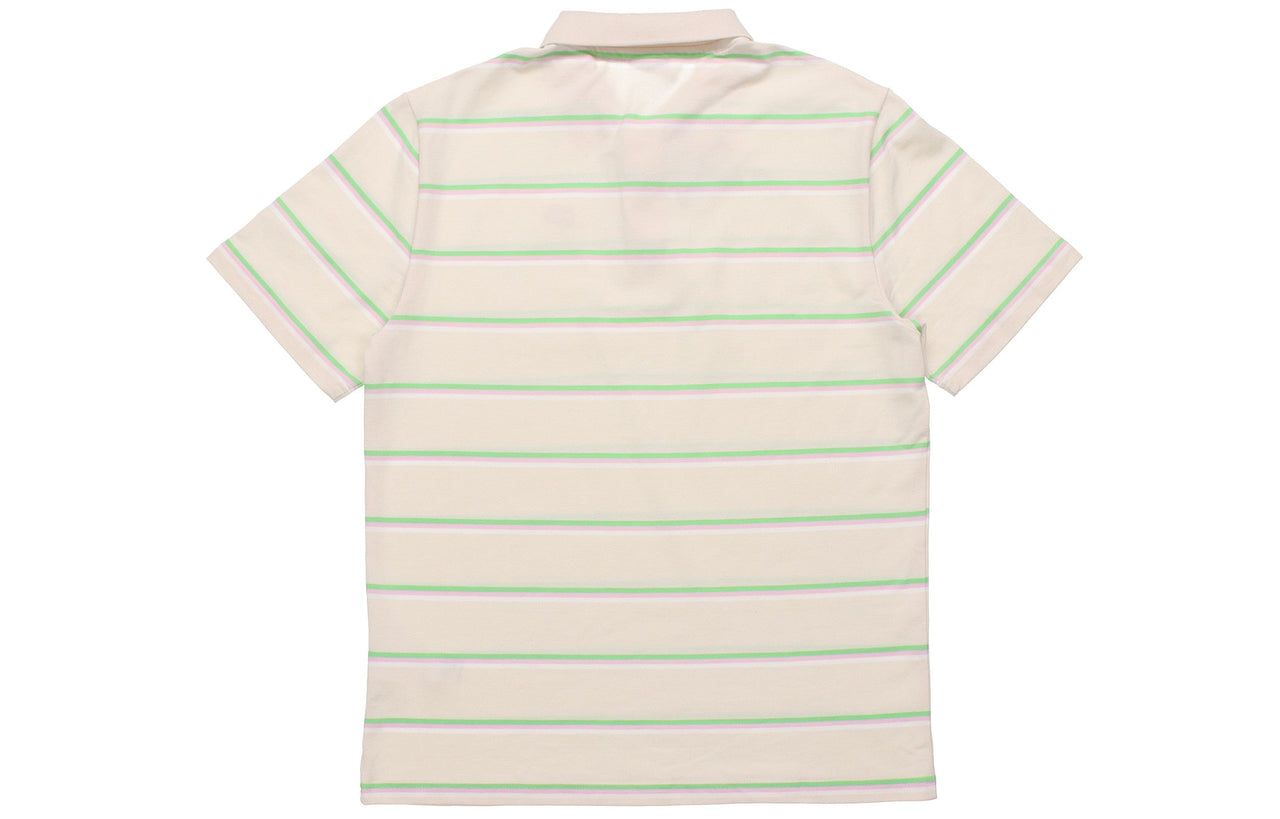 PUMA Downtown Stripe Polo Tee Shirt 'Beige' 599781-75