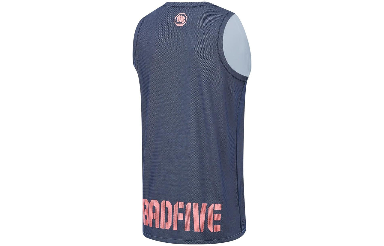 Li-Ning BadFive Graphic Basketball Tank 'Navy Pink' AAYT525-4