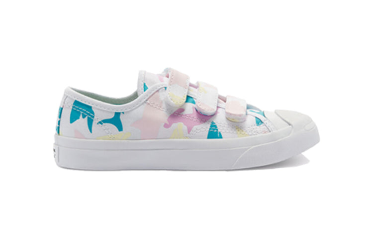 (PS) Converse Jack Purcell Low Easy-On 'Shark Bite - White' 368145C
