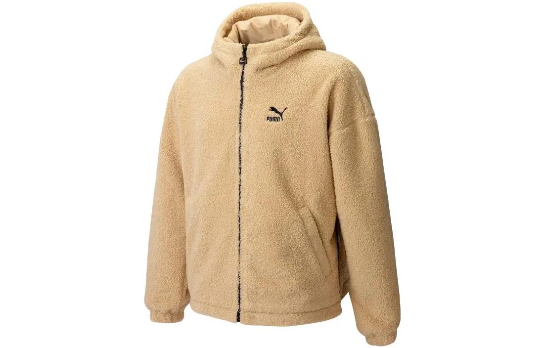 PUMA EMB Sherpa Jacket 'Beige' 539568-20