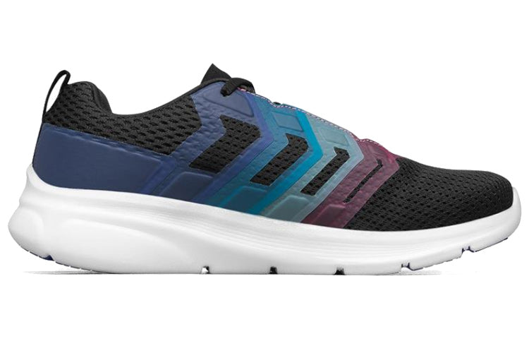 (WMNS) Skechers Hyper Pillars Running Shoes Black/White/Blue 130003-BKMT