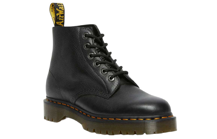 Dr. Martens 101 Bex Pisa Leather Ankle Boots 'Black' 27373001
