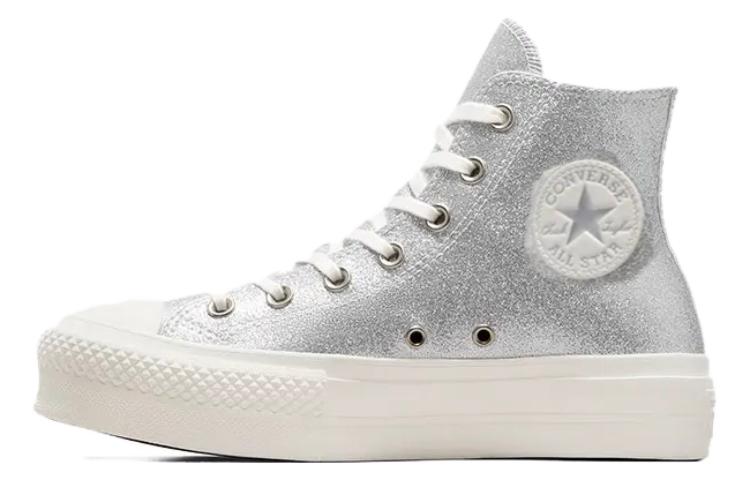 (WMNS) Converse Chuck Taylor All Star Lift Hi 'Silver' A07949C