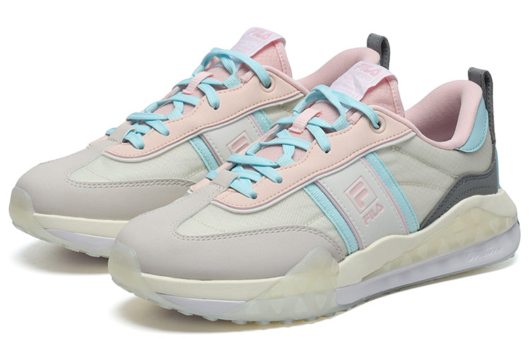 (WMNS) FILA Brick Sneakers 'Grey Blue Pink' F12W231125FSB