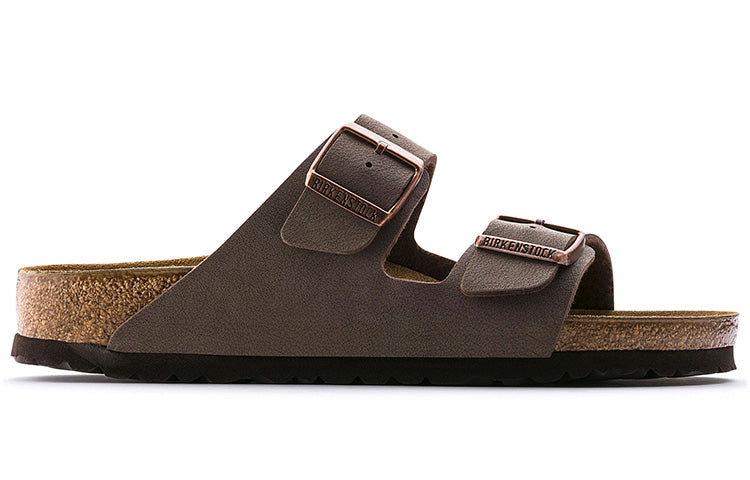 Birkenstock Arizona Birko-Flor Nubuck Sandals 'Mocha' 0151181