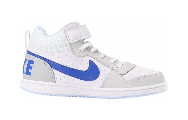 (PS) Nike Court Borough Mid 'White Beige Blue' FB7178-141