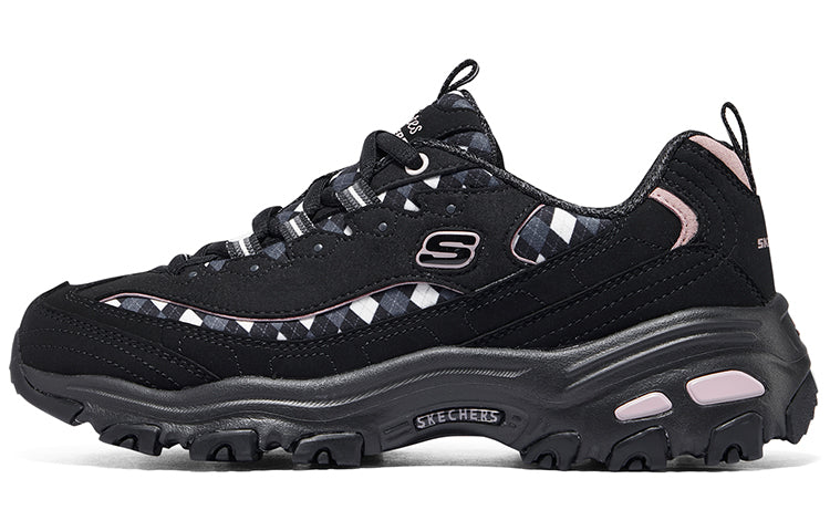 (WMNS) Skechers Sport D'Lites Fancy Leopard 10 'Black Pink' 896271-BKMT