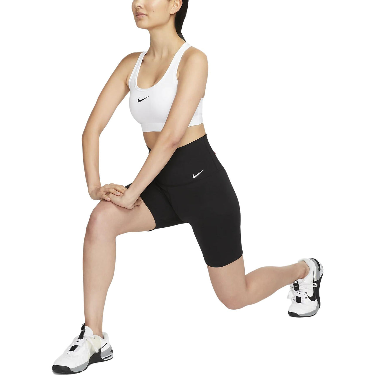 (WMNS) Nike Swoosh Medium Support Sports Bra 'White' DX6822-100
