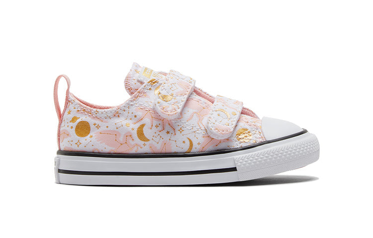 (TD) Converse Chuck Taylor All Star 2V Canvas Shoes Pink/White 772223C