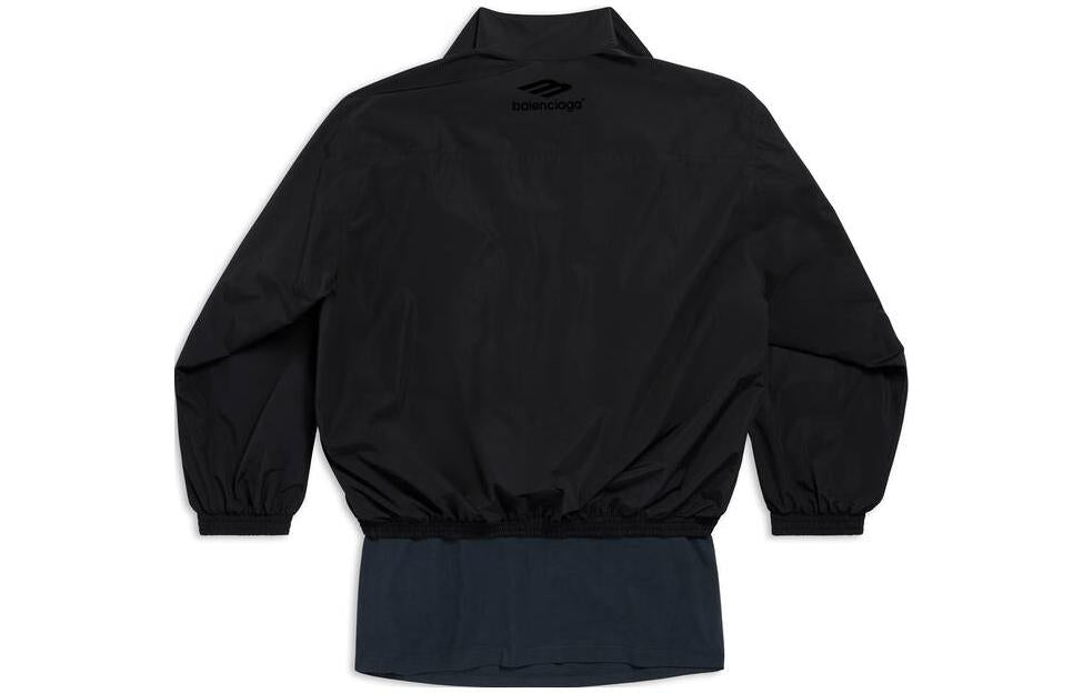 Balenciaga Patched Tracksuit Jacket 'Black' 770500TNQ251000