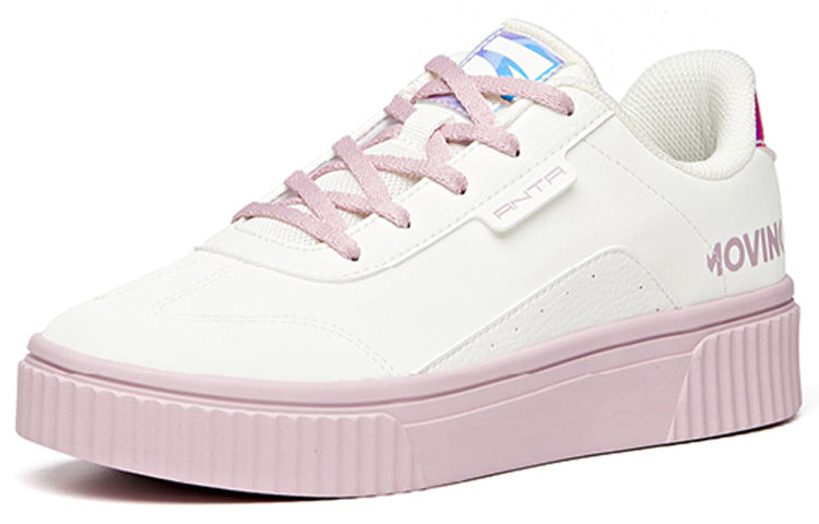 (WMNS) ANTA LLife Series Sneakers 'White Pink' 922038023-2