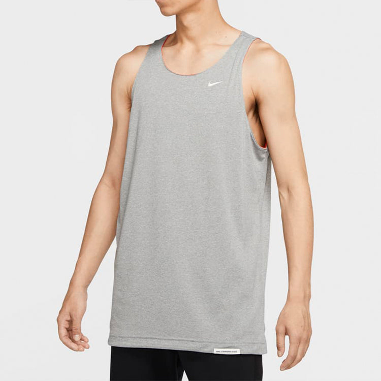 Nike Standard Issue Dri-FIT Reversible Basketball Jersey For Men Red/Navy CQ7990-891