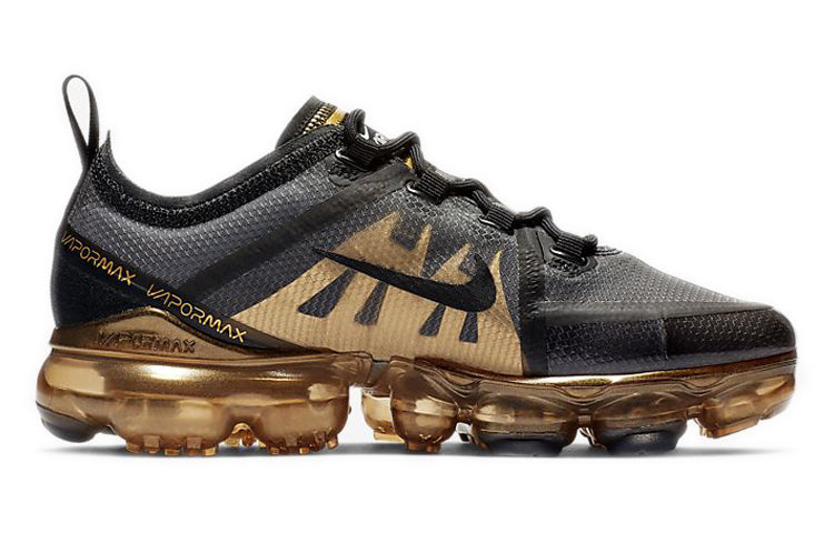 (GS) Nike Air VaporMax 2019 'Black Gold' AJ2616-004