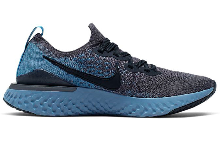 (GS) Nike Epic React Flyknit 2 'Thunder Grey Ocean Fog' AQ3243-012