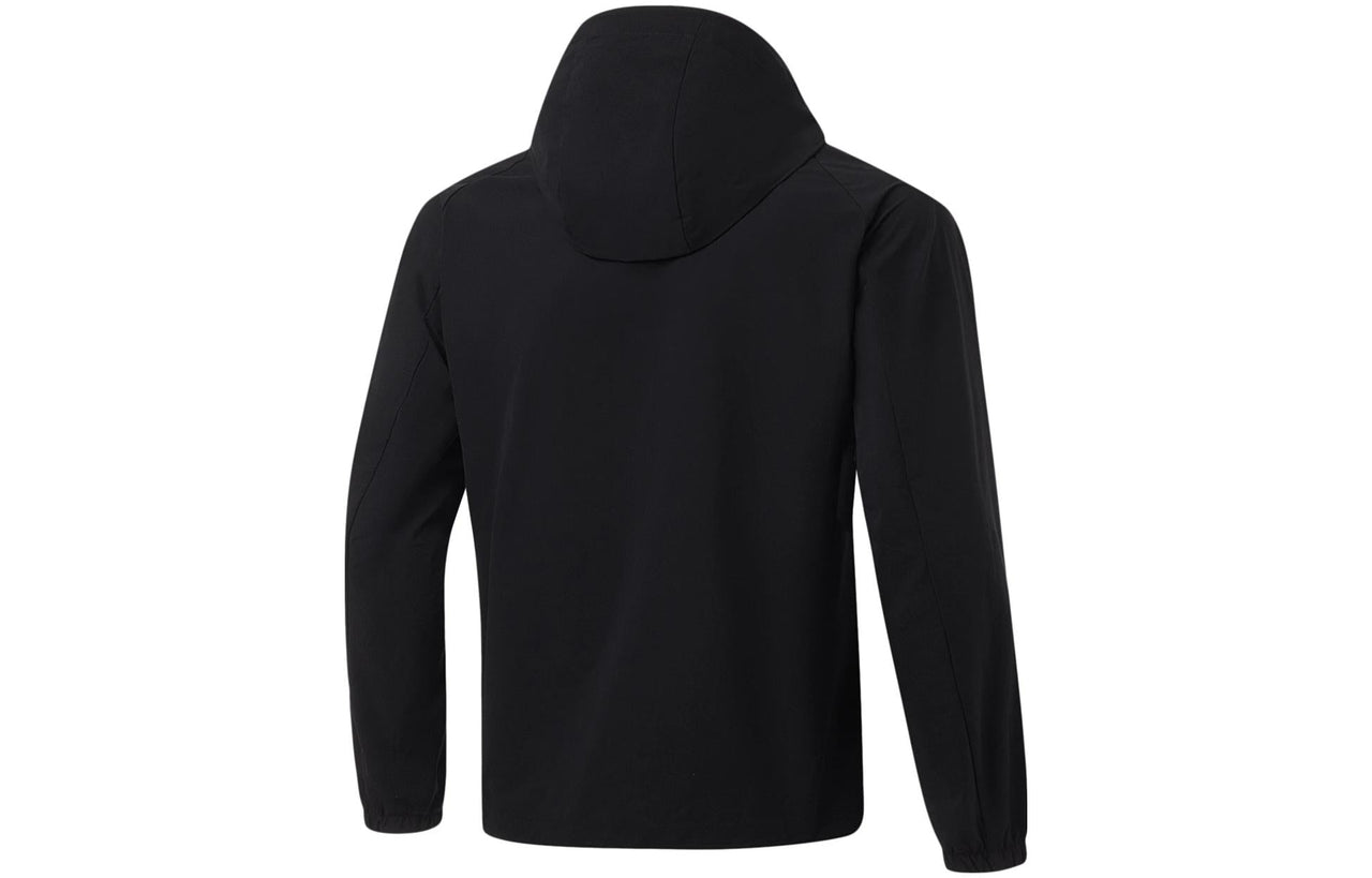 Li-Ning Logo Training Waterproof Hooded Jacket 'Black' AFDT195-1