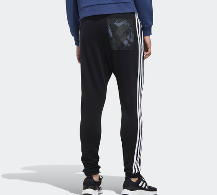 adidas neo M Cs Camo Tp Side Stripe Sports Pants Black FU1042