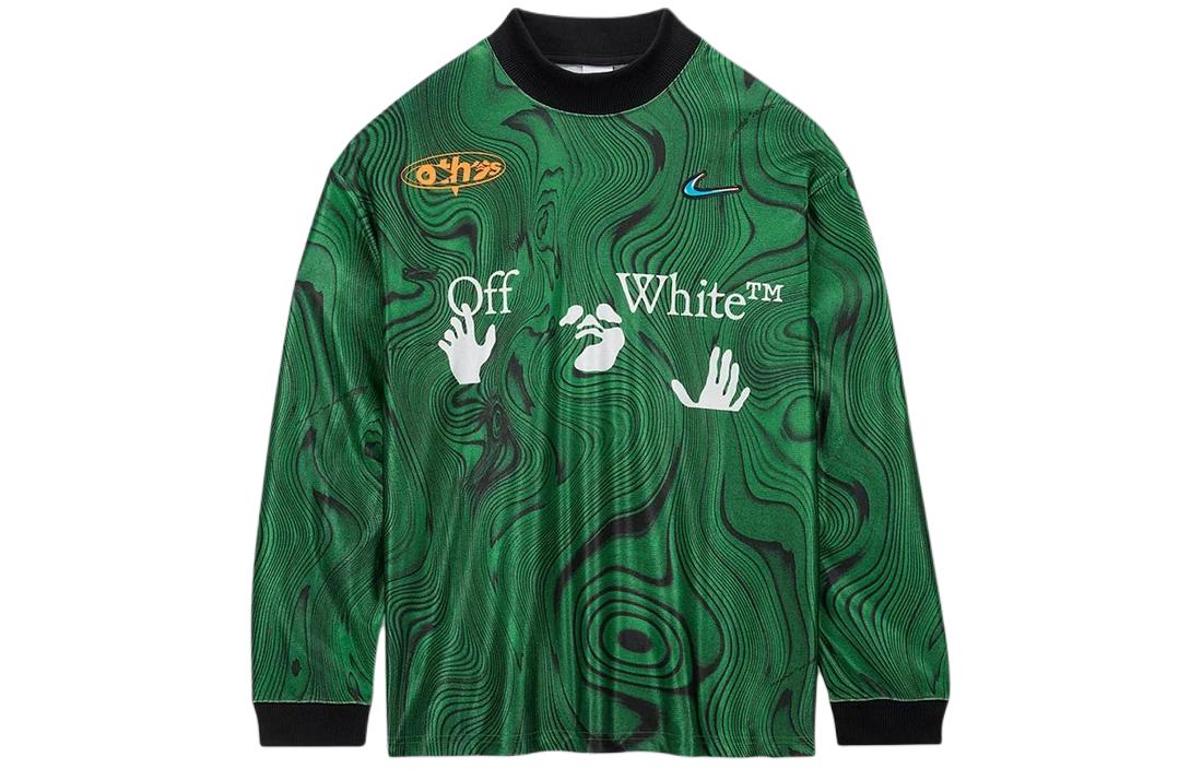 Nike x Off-White All Over Print Jersey 'Kelly Green' FQ0997-389