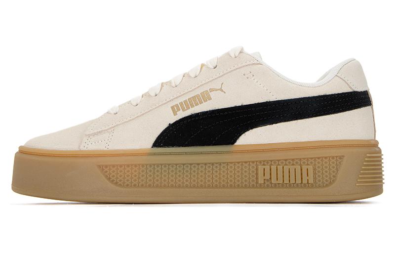 (WMNS) PUMA Smash Platform v3 SD 'Cream Brown' 391942-01