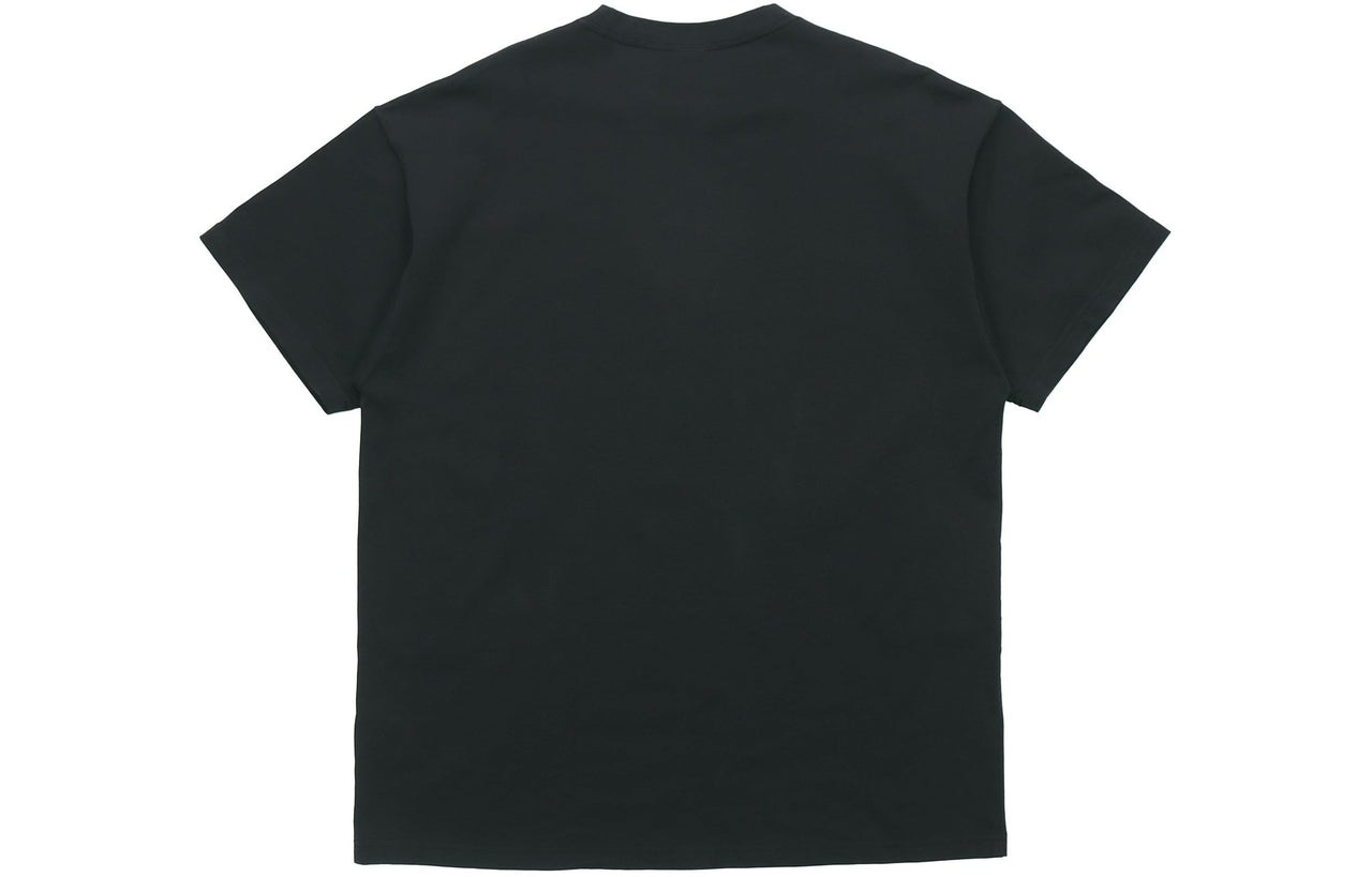 Men's Nike Alphabet Printing Short Sleeve Black T-Shirt 'Black Camo' CJ1783-010