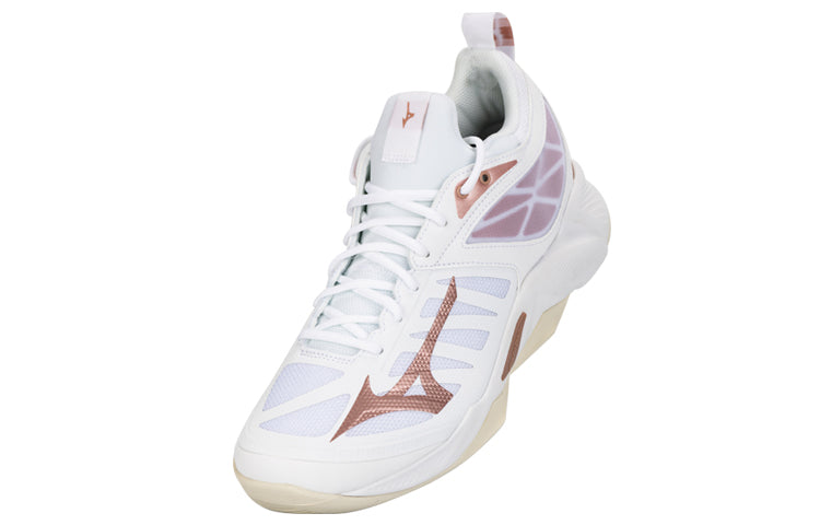 (WMNS) Mizuno Wave Dimension 'White Rose Gold' V1GC224036