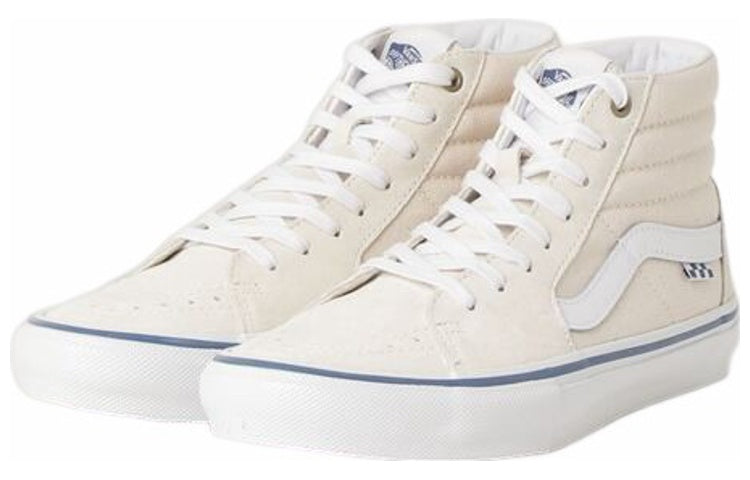 Vans Raw Canvas Skate SK8-HI 'White Blue' VN0A5FCCACV