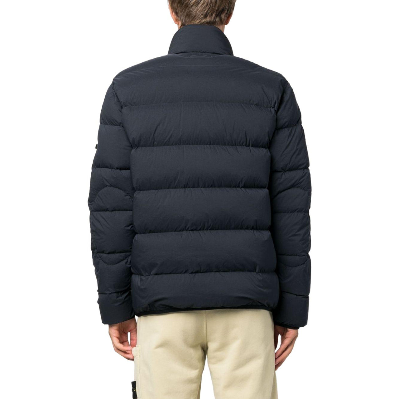 STONE ISLAND Street Style Plain Logo Down Jackets 'Navy Blue' 791544028-V0020
